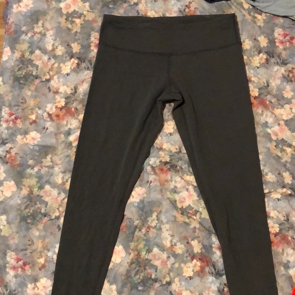 Charcoal Grey Lululemon Leggings - Picture 1 of 5